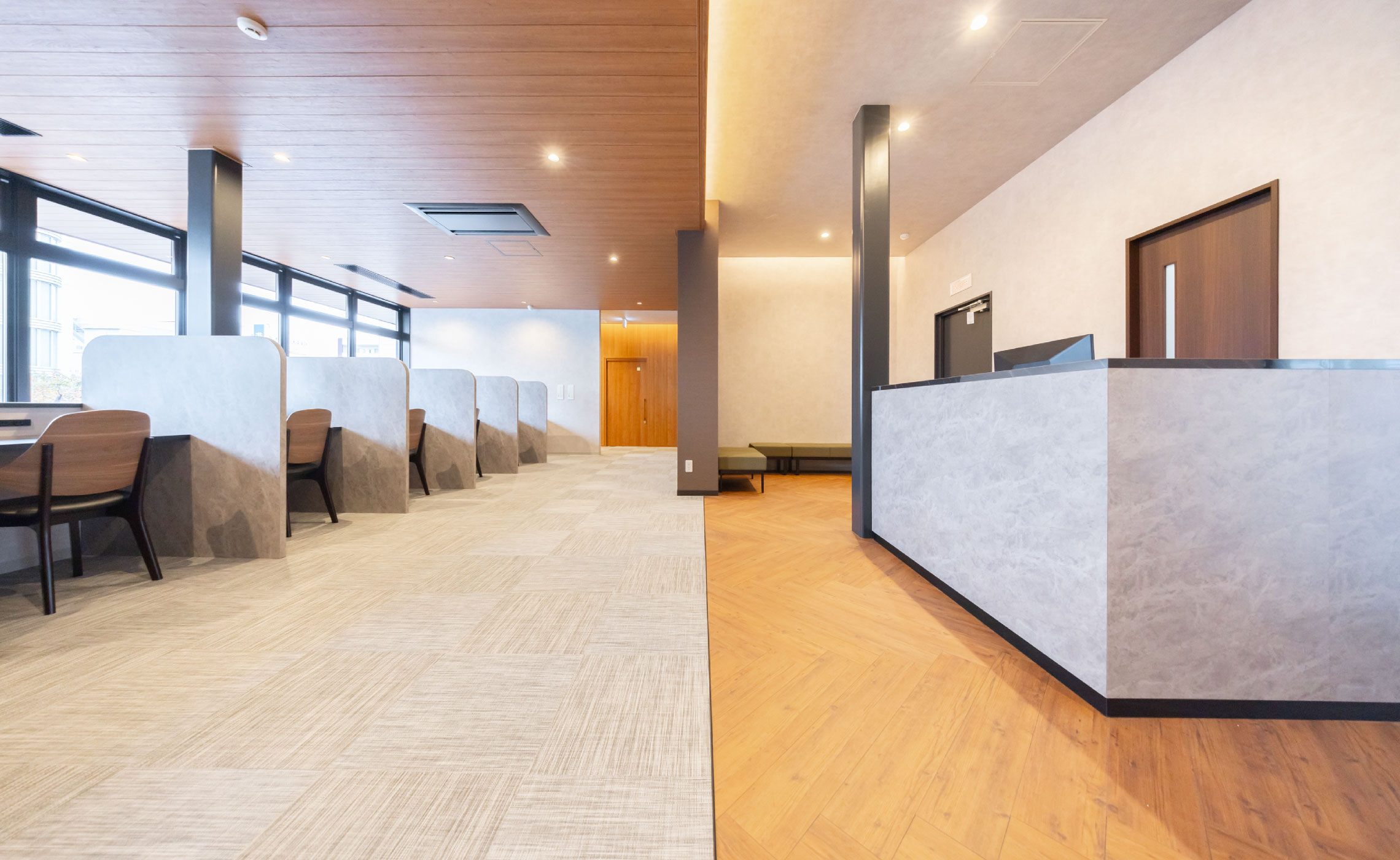 検査準備カウンター